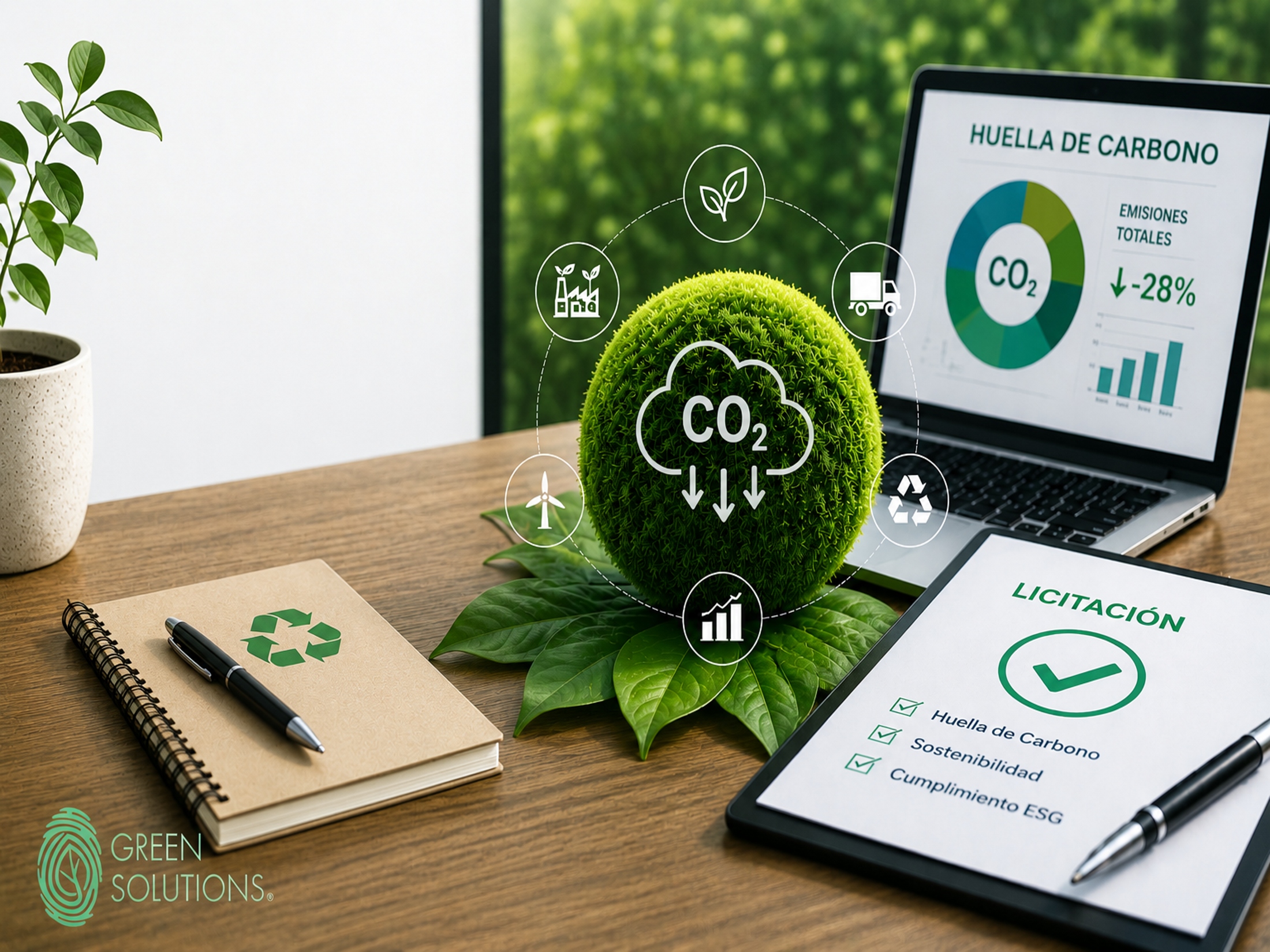 Asesoría en cálculo de huella de carbono para empresas en Chile